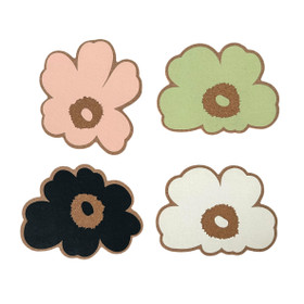 Lasinalunen, Marimekko Unikko - 4 kpl
