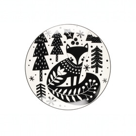 Lautanen kettu, musta - 2 kpl