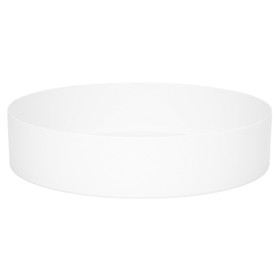 Metallilautanen, valkoinen