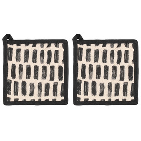 Patalappu 2 kpl, mustavalkoinen