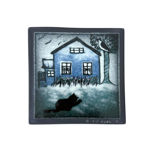 Seinälaatta, Heljä Liukko-Sundström - Sinisen talon kissa