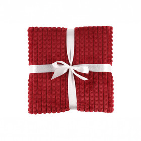 Torkkupeitto 140x200 cm, viininpunainen