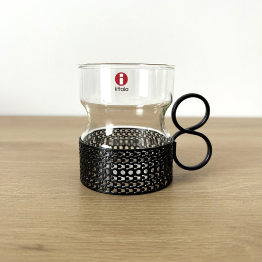 Tsaikka lasi, Iittala - musta