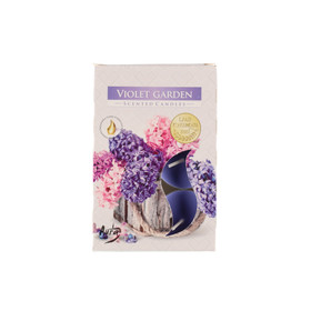 Tuoksukynttilät 6 kpl, orvokki