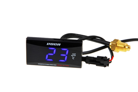 Voca Racing Super Slim LED lämpömittari 0-120°C, sininen