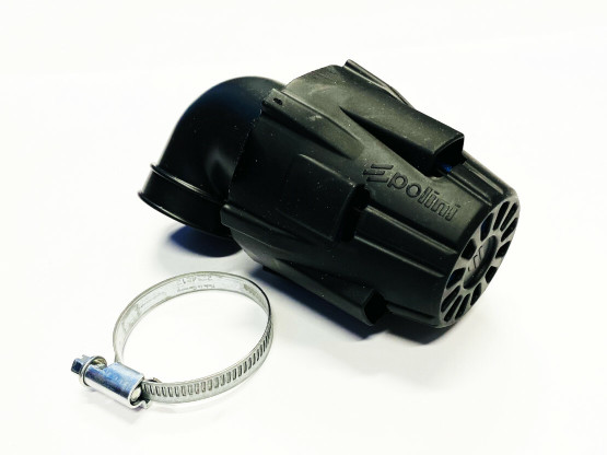 Polini Air Box ilmanputsari 90° 37mm, sininen