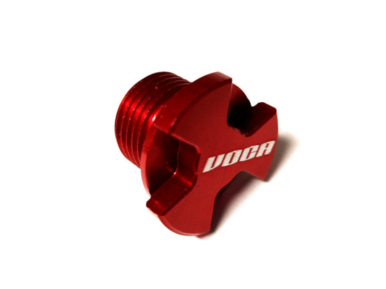Voca öljyntäyttökorkki M16x1.5mm punainen, Derbi Senda 06->