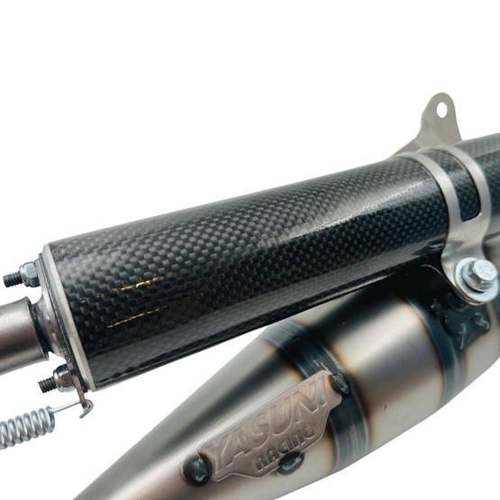 Yasuni Carrera C16 tehopakoputki carbon, Aprilia/Piaggio/Gilera skootterit