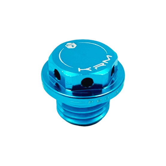 KRM öljyntäyttökorkki M16x2.0mm vaaleansininen, Minarelli AM6