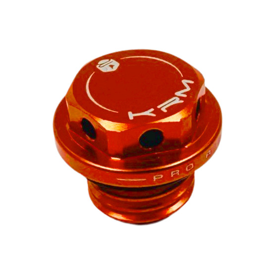 KRM öljyntäyttökorkki M16x2.0mm oranssi, Minarelli AM6