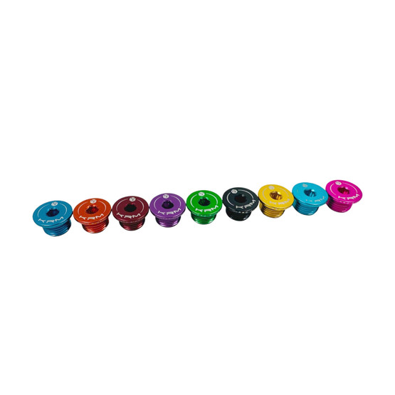 KRM öljyntäyttökorkki M16x1.5mm sininen, Derbi Senda 06->