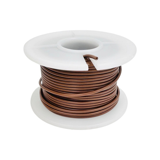Sähköjohto 0,75mm² 25m, ruskea (rulla)