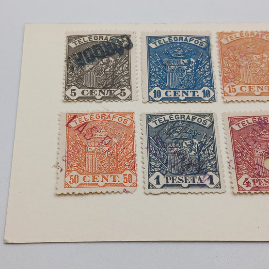 Postimerkkisetti, Telégrafos, Espanja, 1901