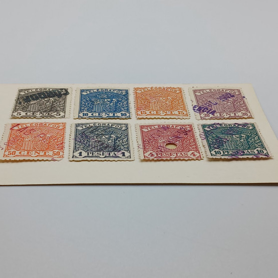 Postimerkkisetti, Telégrafos, Espanja, 1901