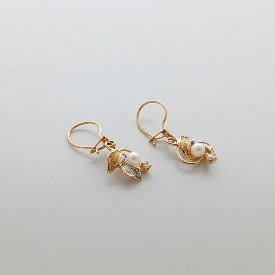 Korvakorut, 14k kultaa