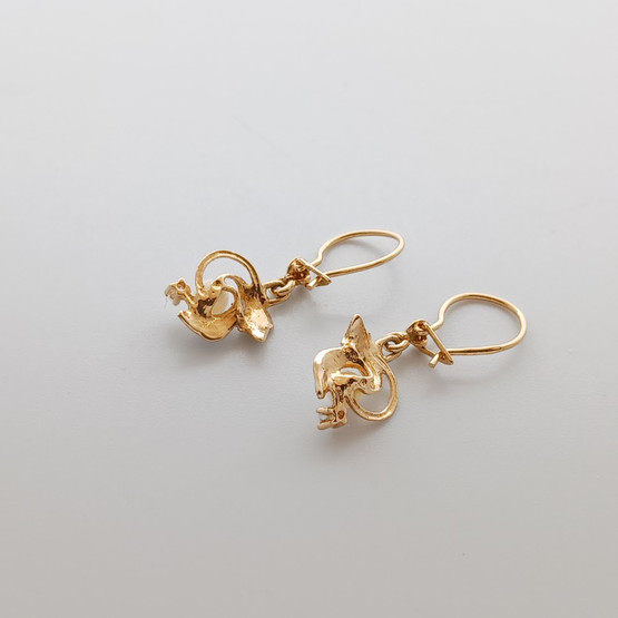 Korvakorut, 14k kultaa