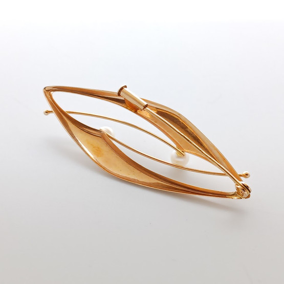 Rintakoru, 14k kultaa, Turku v. 1970