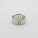 Sormus, hopeaa, design Elis Kauppi