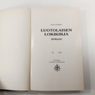 Kirja, Luotolaisen lokikirja, romaani