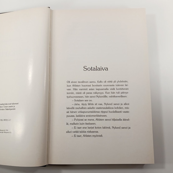 Kirja, Merikapteeni ja muuta lyhyttä saaristoproosaa