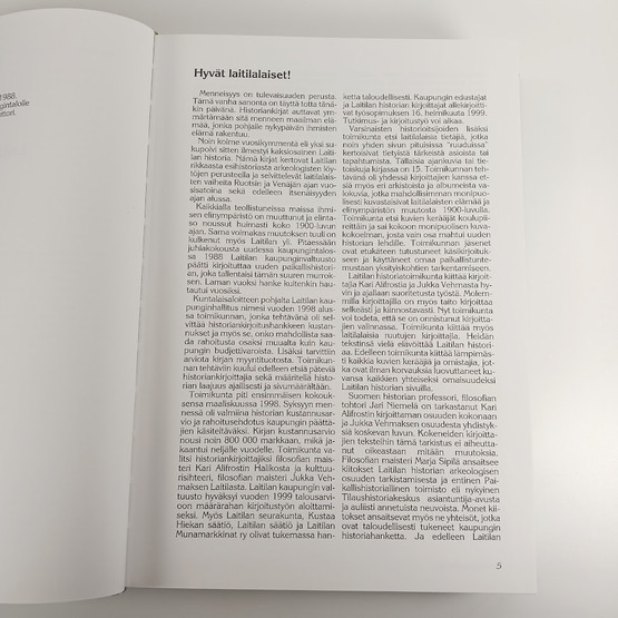 Kirja, Laitila 1900-luvulla