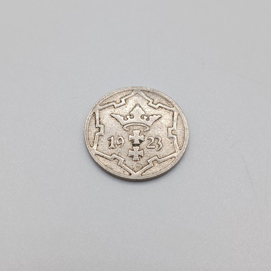 Kolikko, 5 Pfennige Danzig 1923