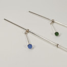 Cocktail-pillilusikat koruilla 2kpl, hopeaa vuodelta 1986