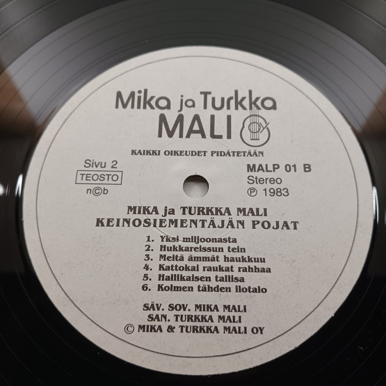 LP-Levy, Keinosiementäjän pojat, Mika ja Turkka Mali