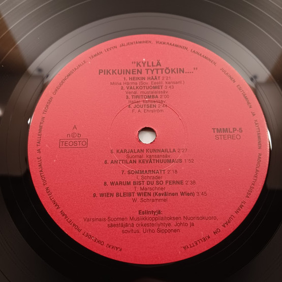 LP-Levy, Kyllä pikkuinen tyttökin...