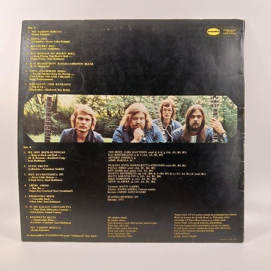 LP-Levy, Mä Tahdon Rokata, Jussi & The Boys