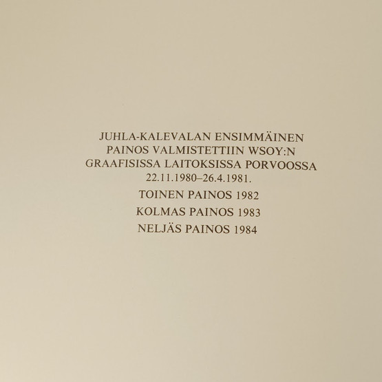 Kirja, Juhlakalevala ja Akseli Gallen-Kallelan Kalevalataide