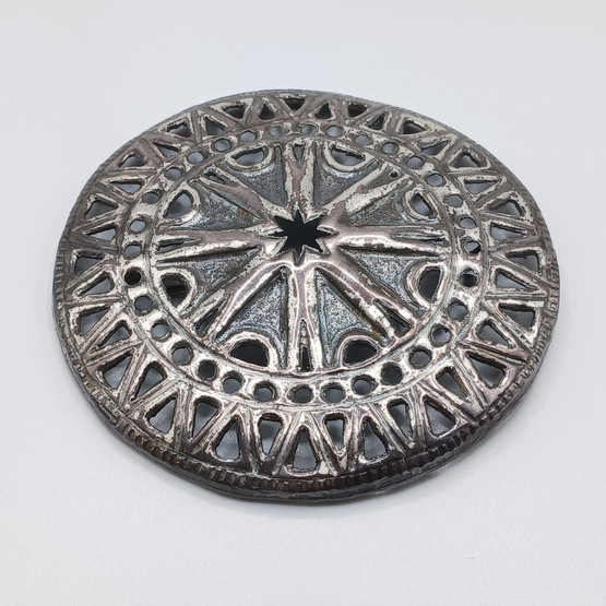 Vanha rintakoru, käsityö, hopeaa