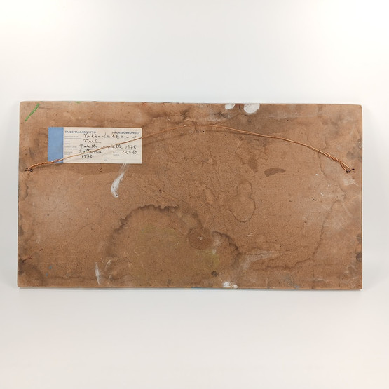 Taiteilijan paletti, sign. Veikko Laukkanen 1978