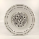 Lautanen, Krokus, syvä, Arabia, design Esteri Tomula