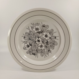 Lautanen, Krokus, matala, Arabia, design Esteri Tomula