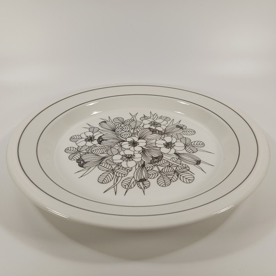 Lautanen, Krokus, matala, Arabia, design Esteri Tomula