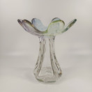 Maljakko, Kukkainen, sign. Helena Tynell, Riihimäen Lasi Oy