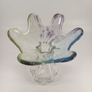 Maljakko, Kukkainen, sign. Helena Tynell, Riihimäen Lasi Oy