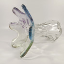 Maljakko, Kukkainen, sign. Helena Tynell, Riihimäen Lasi Oy