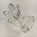 Maljakko, Kukkainen, sign. Helena Tynell, Riihimäen Lasi Oy