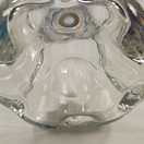 Maljakko, Kukkainen, sign. Helena Tynell, Riihimäen Lasi Oy