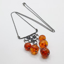 Kaulakoru, Meripihka, hopeaa