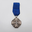 Suomen valkoisen ruusun ansioristi, hopeaa