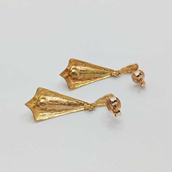Korvakorut, 14k kultaa, viljellyt helmet