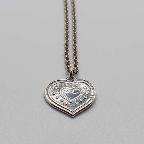 Kaulakoru, Euran sydän, Kalevala Koru, hopeaa