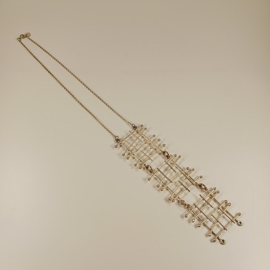 Kaulakoru, design Kaija Aarikka, hopeoitu