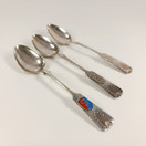 Suojeluskuntalusikka 3kpl, hopeaa