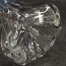 Maljakko, Kukkainen, sign. Helena Tynell, Riihimäen Lasi Oy