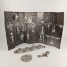 Hopeatinakoruja, design Rauha Eklund