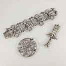 Hopeatinakoruja, design Rauha Eklund